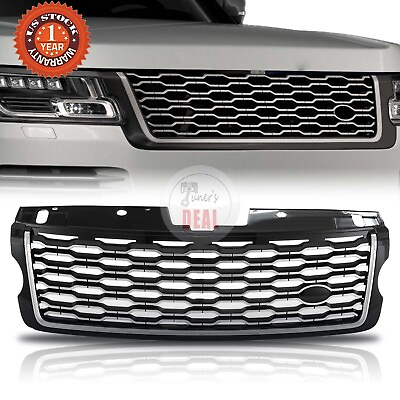 #ad Front Bumper Grille Mesh Grill For Land Rover Range Rover Vogue L405 2013 2017