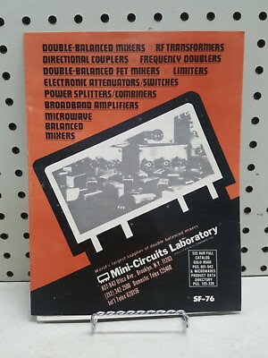 Vintage Mini Circuits Laboratory MCL Catalog COOL OLD PARTS DIY BUILDER HAM