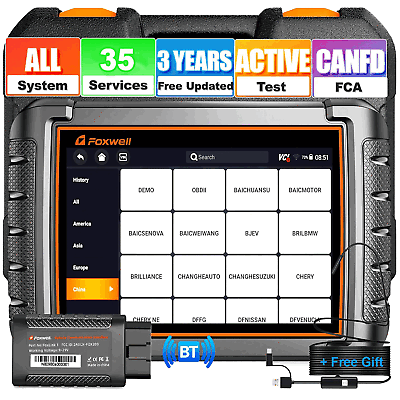 #ad FOXWELL NT809 BT Bidirectional All System Car OBD2 Scanner Diagnostic Scan Tool