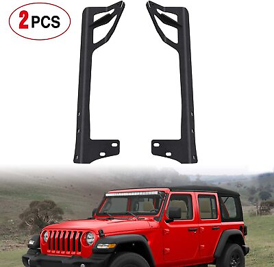 #ad #ad Windshield Frame Mounting Bracket for 50 LED Light Bar on Jeep Wrangler JK 20...