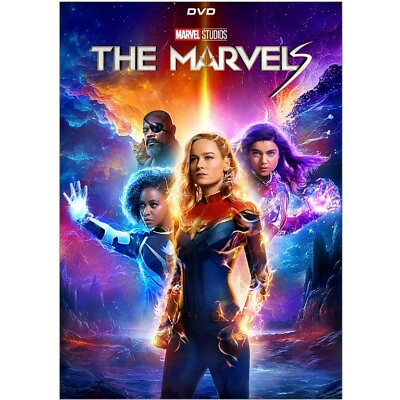 #ad The Marvels 2023 Movie DVD With Slipcover Artwork Free Shipping Region Free‼️
