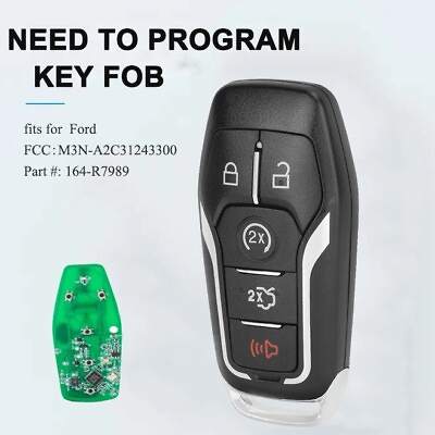 #ad For 2013 2017 Ford Smart Key 5 Buttons FCC#M3N A2C31243300 902 MHz Remote Fob 5B
