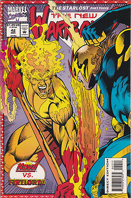 #ad The New Warriors #42 Vol. 1 1990 1996 Marvel Comics High Grade