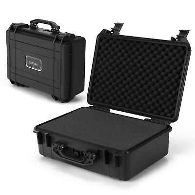 #ad 22 Inch Multi Purpose Hard Case Camera Box W Customizable Foam IP66 Waterproof