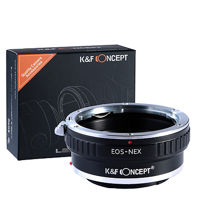 #ad Kamp;F Concept adapter for Canon EOS EF mount lens to Sony E mount NEX a5000 A7II