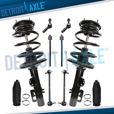 #ad Front Struts Sway Bars Tie RodsBoots Kit for 2005 2007 Five Hundred Montego FWD