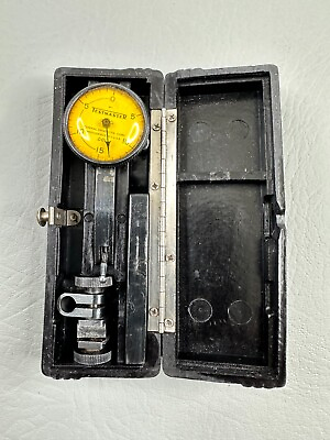 #ad Vintage Federal Test Indicator M2 .0001 Jeweled w Accessories and Case