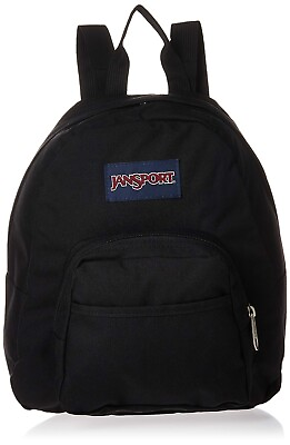 #ad JanSport Half Pint Black Mini Backpack 10.2 L
