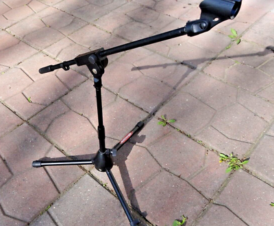 #ad Jamstands Low Profile Mic Stand with Boom and Shure mic clip Excellent condition