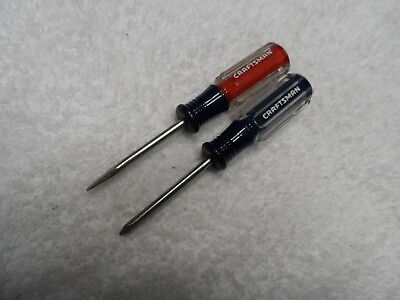 #ad #ad Craftsman NOS Mini Phillips Slotted Screwdriver Set made in USA 41541 41542