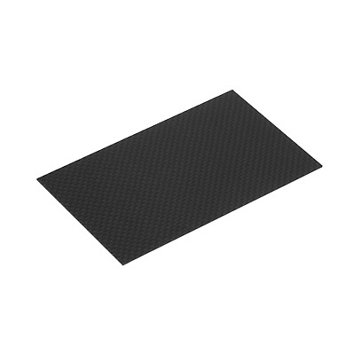 #ad 1 Pcs Carbon Fiber Sheet 125x75x1mm Glossy Surface Plain Weave Panel Sheet