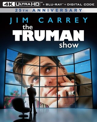 #ad The Truman Show New 4K UHD Blu ray With Blu Ray 4K Mastering Ac 3 Dolby Di