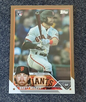 #ad Brett Wisely 2023 Topps Update Series Gold Border Parallel Rookie RC 2023 US174