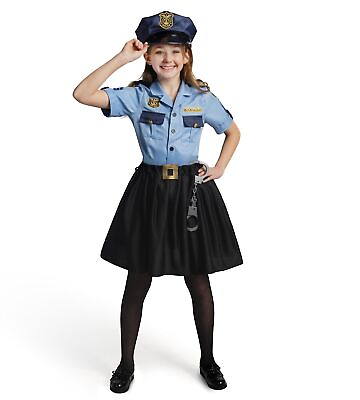 #ad Spooktacular Creations Police Officer Costume for Girls Cop Costume for Kids