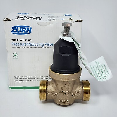 #ad Zurn Wilkins 3 4quot; Inch NR3XL Water Pressure Reducing Valve No Union Couplings