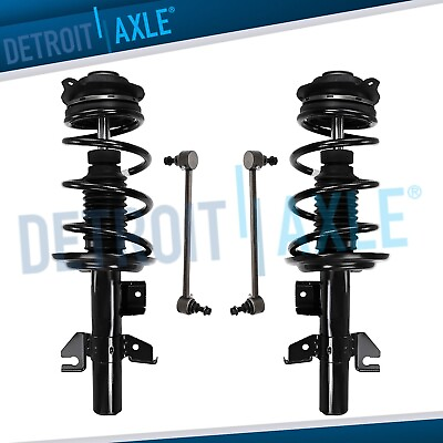 #ad #ad 4pc Front Struts Coil Spring Sway Bar Links for 2013 2014 2015 2016 Dodge Dart