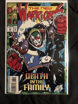 #ad The New Warriors #38 Vol. 1 1990 1996 Marvel Comics High Grade
