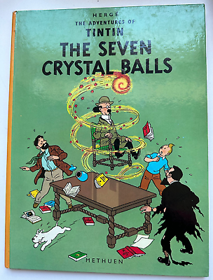 #ad Hergé Tintin The Seven Crystal Balls Methuen 1971 reprint