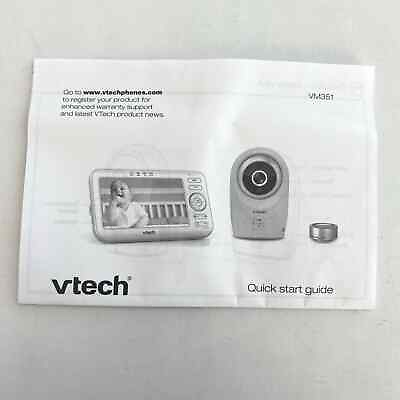 #ad New Camera Replacement For Vtech Baby Monitor System White VM351