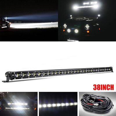 #ad 38 inch 1800W LED Light Bar Spot Flood Combo Work UTE Truck SUV ATV 40quot; 39quot; Wire