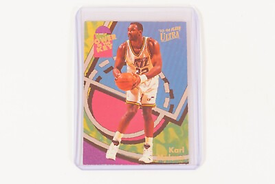 #ad 1993 94 Fleer Ultra Power In The Key Karl Malone #3 NBA Trading Card