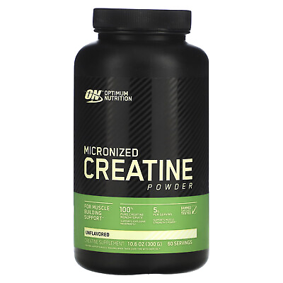 #ad Optimum Nutrition Micronized Creatine Powder Unflavored 10.6 oz 300 g
