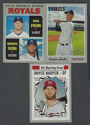 #ad 2019 Topps Heritage Base COMPLETE YOUR SET You Pick 201 400 SECOND HALF
