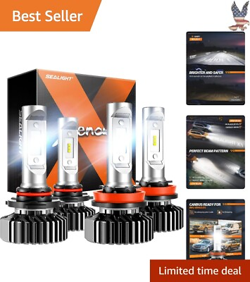 #ad Super Bright Long lasting LED Bulbs Combo Easy Install Pack of 4