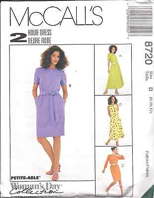 #ad #ad 8720 UNCUT McCalls SEWING Pattern Misses Pullover Easy Fitting Dress