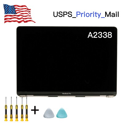#ad NEW Space Gray For MacBook Pro A2338 M1 LCD Screen Display Assembly Replacemet