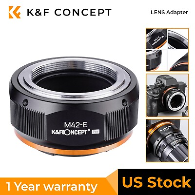 #ad Kamp;F Concept Lens Mount Adapter M42 Lens to Sony NEX E Mount Mirrorless Camera US