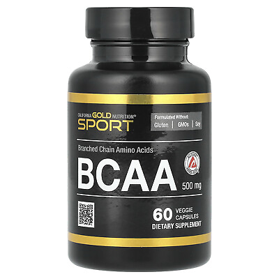 #ad Sport BCAA AjiPure® Branched Chain Amino Acids 500 mg 60 Veggie Caps