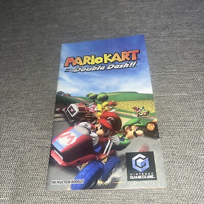 #ad Mario Kart Double Dash Nintendo GameCube 2003 . Manual Booklet Only Authentic