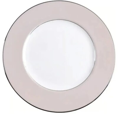 Lenox Federal Platinum Frost Pink Dinner Plate 10 1 2” Platinum Rim EXC