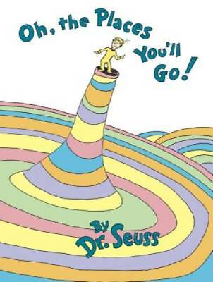 #ad Oh The Places You#x27;ll Go Hardcover By Seuss Dr. GOOD
