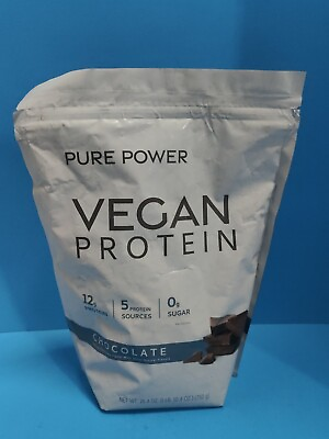 #ad Dr. Mercola Pure Power Vegan Protein Chocolate  Contains 12g proteins Exp 10 24