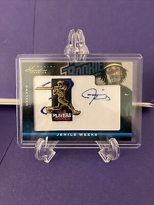 #ad 2012 Signature Series Rated MLBPA 299 Jemile Weeks RPA Rookie Patch Auto RC