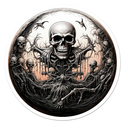 #ad Skeleton Skulls Monster Vinyl Decal Sticker ebn11158