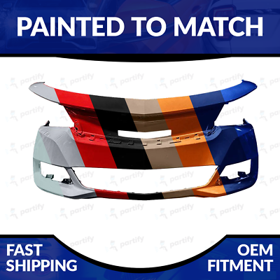 #ad NEW Painted To Match Unfolded Front Bumper For 2014 2019 Chevrolet Impala