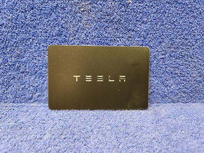 #ad NEW Authentic Tesla Model 3 Y S Plaid Key Card Black. Fast shipping