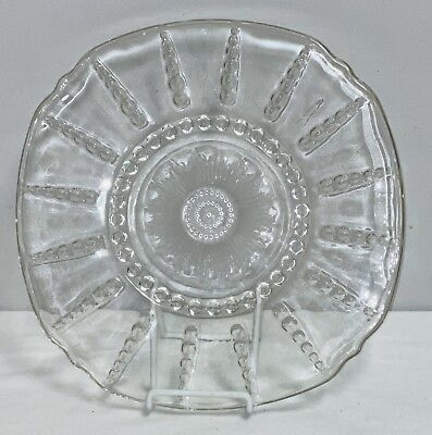 #ad Federal COLUMBIA CRYSTAL 11quot; CHOP PLATE
