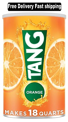#ad #ad Tang Jumbo Orange Drink Mix with Vitamin C 58.9 oz Canister