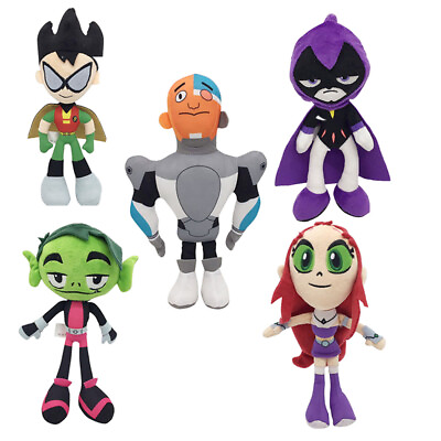 #ad #ad Teen Titans Go Robin Starfire Beast Boy Raven Cyborg Stuffed Animal Plush Toy