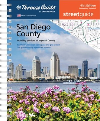 #ad Thomas Guide: San Diego County Street Guide 61st Edition Paperback or Softback