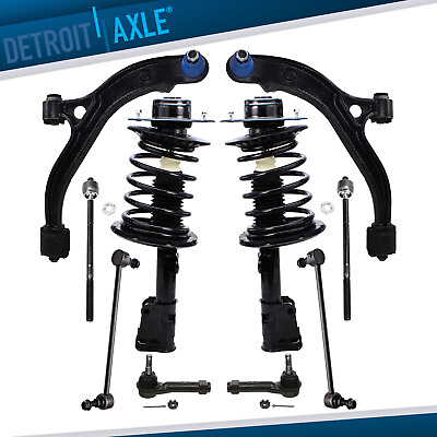 #ad 10pc Front Struts Control Arms Suspension Kit for Town amp; Country Grand Caravan