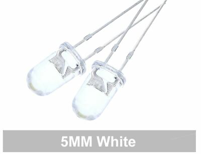 #ad 5mm LED Light Emitting Diodes Clear 50PCS USA Sold SH