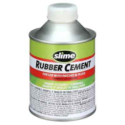 #ad Slime Rubber Cement W No Mess Brush Applicator 8 Oz 1050..