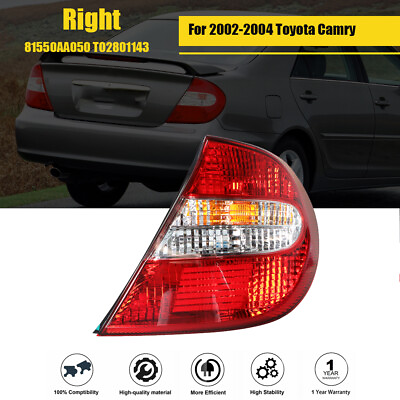 #ad Rear Taillights For 2002 2004 Toyota Camry Series Brake Tail Light RH Passenger