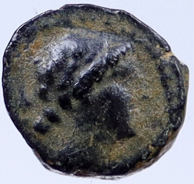 #ad ANTIOCHOS III 222BC RARE R1 Ancient Greek SELEUKID King Coin APOLLO i118933