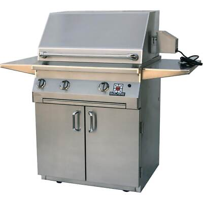 #ad Solaire 30 quot; All Infrared Natural Gas Grill Rotisserie On Standard Cart
